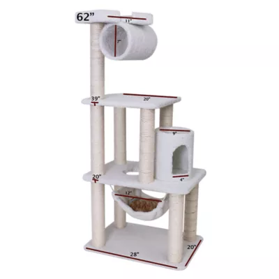 Product Majestic Pet 62-in Casita Cat Tree, Tan