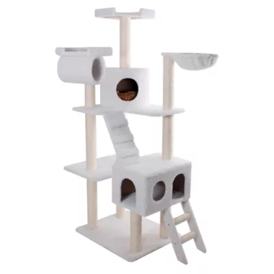 Product Majestic Pet 73-in Casita Cat Tree, Off White