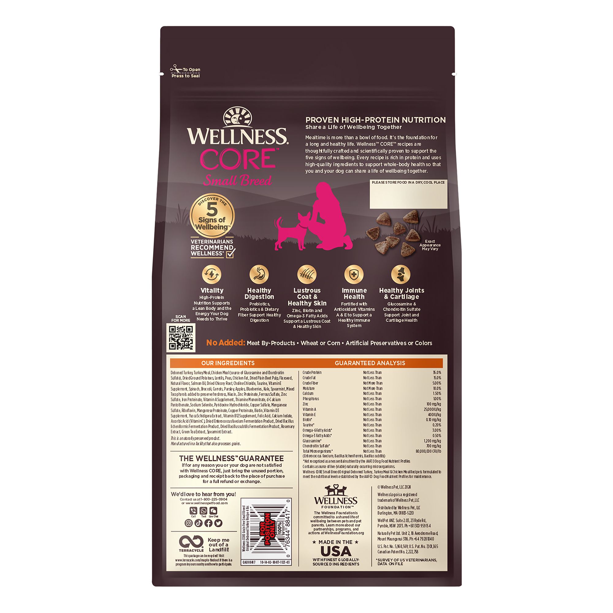 Wellness core best sale dog food petsmart