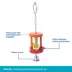 All Living Things® Hanging Barrel Bird Toy image thumbnail 3