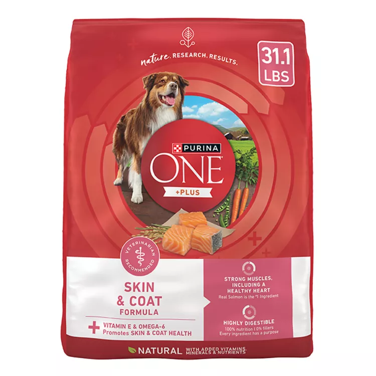 Purina ONE® +Plus SmartBlend Adult Dog Dry Food - Salmon, No Artificial Preservatives, With Vitamins