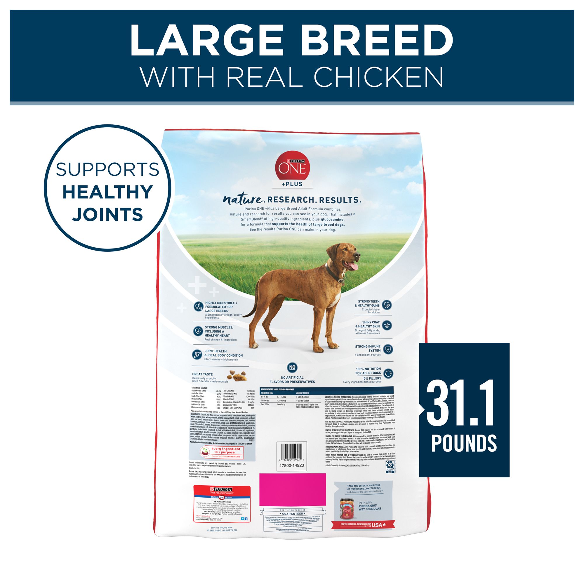 Petsmart purina one large breed sale puppy