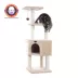 Armarkat 48-in Classic Faux Fur Real Wood Cat Tree With Top Perch For Kitty, Beige image thumbnail 1