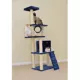 Product Armarkat 71-in Faux Fur Real Wood Kitty Cat Playhouse Cat Tree, Navy Blue