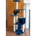Armarkat 71-in Faux Fur Real Wood Kitty Cat Playhouse Cat Tree, Navy Blue image thumbnail 4