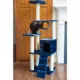 Product Armarkat 71-in Faux Fur Real Wood Kitty Cat Playhouse Cat Tree, Navy Blue