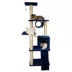 Armarkat 71-in Faux Fur Real Wood Kitty Cat Playhouse Cat Tree, Navy Blue image thumbnail 7