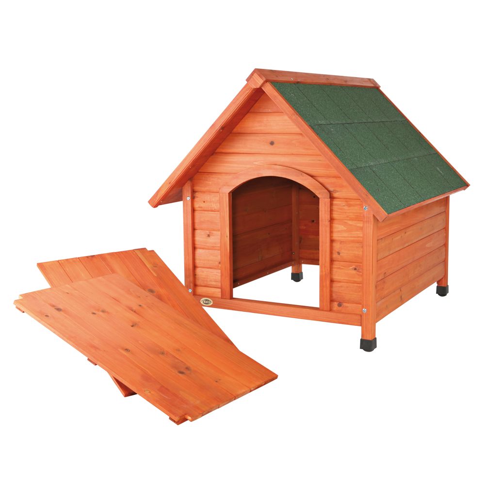 top paw log cabin dog house