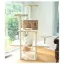 Armarkat 72-in Faux Fur Basket, Real Wood Condo & Cat Tree, Beige image thumbnail 3