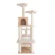 Product Armarkat 72-in Faux Fur Basket, Real Wood Condo & Cat Tree, Beige