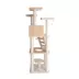 Armarkat 80-in Faux Fur with Playhouse & Ladder Multi-Level Real Wood Cat Tree, Beige image thumbnail 3