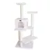Armarkat 57-in Classic Faux Fleece Real Wood Cat Tree With Large Condo House, Ivory image thumbnail 4