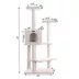 Armarkat 57-in Classic Faux Fleece Real Wood Cat Tree With Large Condo House, Ivory image thumbnail 5