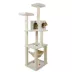 Armarkat 73-in Classic Faux Fleece Real Wood Cat Tree, Ivory image thumbnail 4