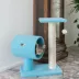 Armarkat 26-in Faux Fleece Real Wood Kitten Cat Playing Furniture, Sky Blue image thumbnail 2