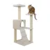 Armarkat 53-in Classic Faux Fleece Real Wood Cat Tree With Sisal Covered Scratching Post And Ladder, image thumbnail 5