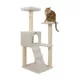 Product Armarkat 53-in Classic Faux Fleece Real Wood Cat Tree With Sisal Covered Scratching Post And Ladder,