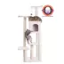 Armarkat 68-in Classic Faux Fleece Real Wood Cat Tree Multi-Level Tower, Ivory image thumbnail 1