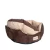 Armarkat Mocha & Beige Faux Suede Cuddler Cat Bed image thumbnail 3