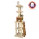 Product Armarkat 84-in Rope Swing, Ladder & Condo, Real Wood Cat Tree, Beige