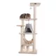 Product Armarkat 65-in Faux Fur Hammock, Tent House & Real Wood Cat Furniture Condo, Beige