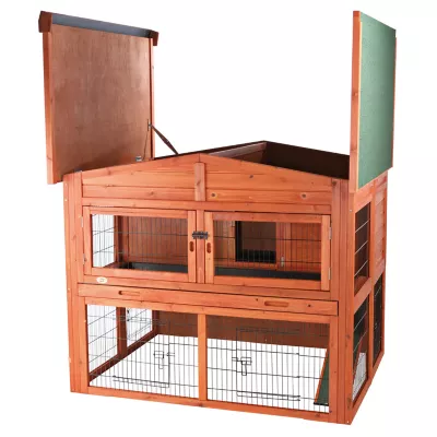 Product TRIXIE 2-Story Attic Rabbit Hutch