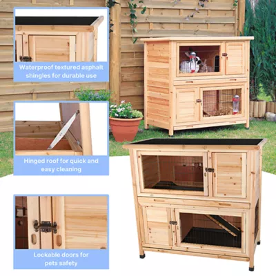 Product TRIXIE 2-Story Rabbit Hutch