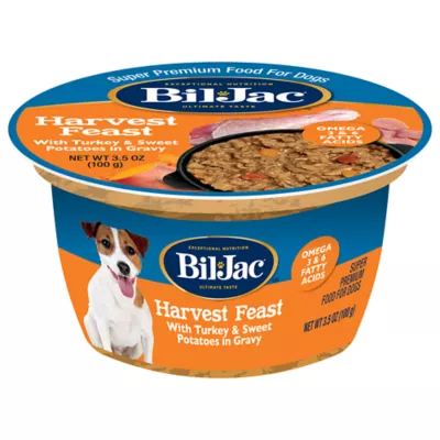 Product Bil-Jac® Harvest Feast Adult Wet Dog Food - Turkey & Sweet Potatoes in Gravy, 3.5 oz