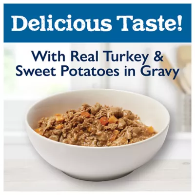 Product Bil-Jac® Harvest Feast Adult Wet Dog Food - Turkey & Sweet Potatoes in Gravy, 3.5 oz