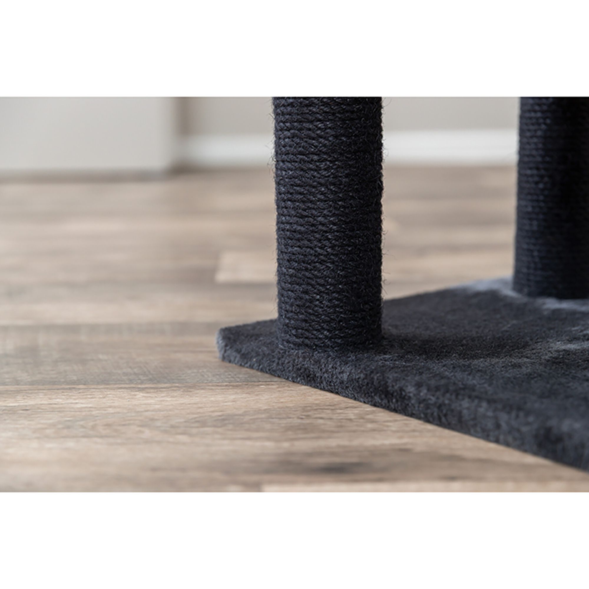 TRIXIE 24-in Isaba Cat Tree, Black & Gray - thumbnail 6