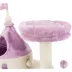  TRIXIE 35-in My Kitty Darling Castle Cat Tree, Purple & Beige image thumbnail 5