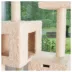 Armarkat 67-in Faux Fur Real Wood Cat Tower Perch Spacious Cat Cave House, Beige image thumbnail 4