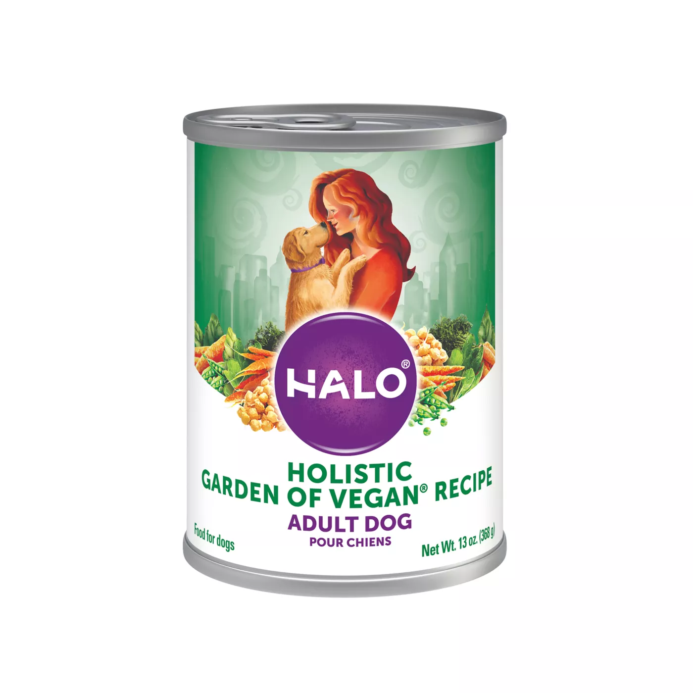 HALO Vegan All Life Stage Wet Dog Food Natural Holistic Garden of Vegan Recipe