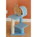 Armarkat 30-in Faux Fleece Real Wood Kitty Cat Hideout Bed, Sky Blue image thumbnail 6