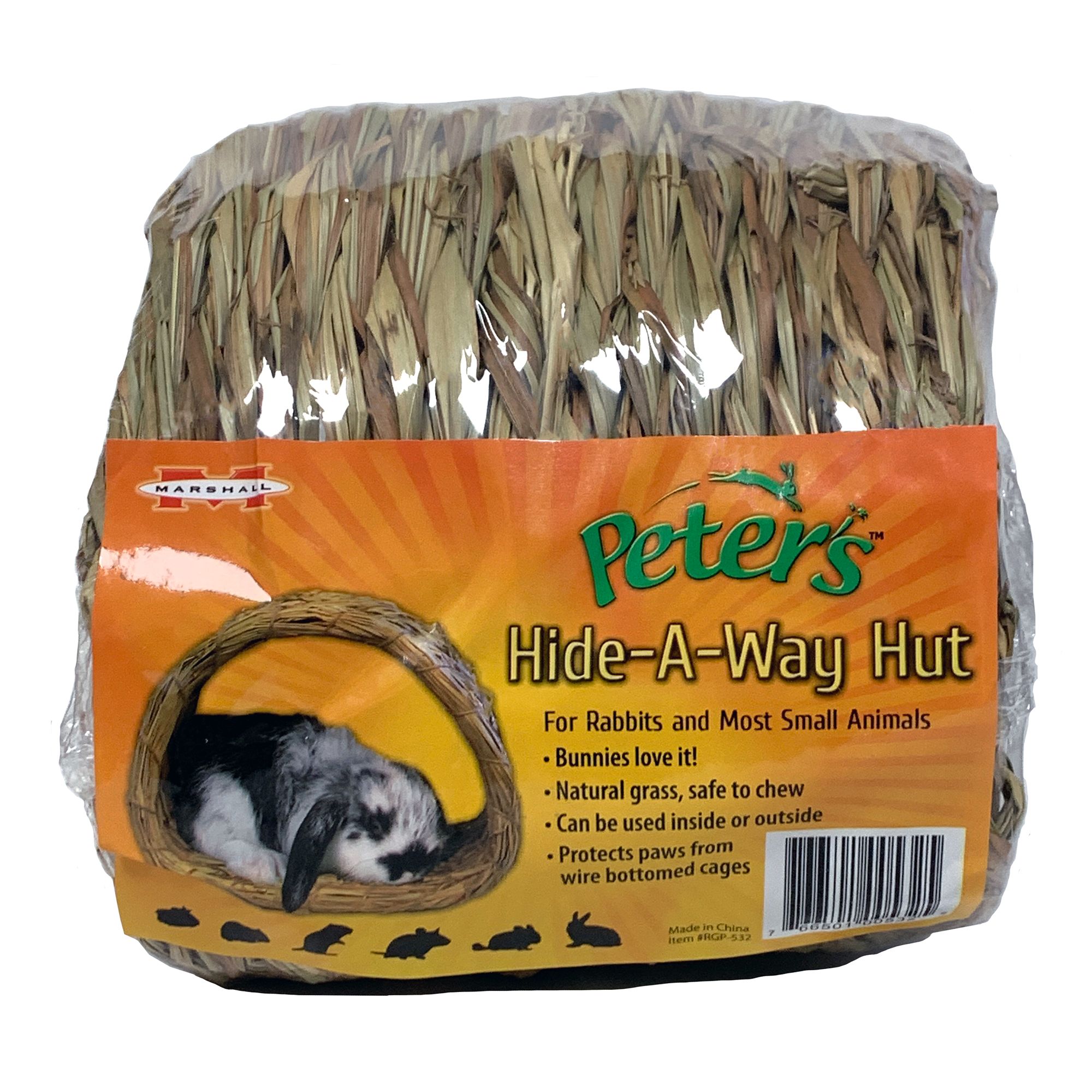 Marshall Pet Woven Grass Hut