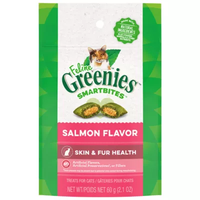 Product Greenies™ Feline Greenies SmartBites Skin & Fur Health Adult Cat Treats - Salmon