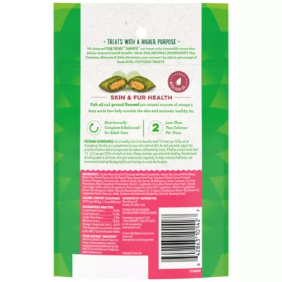 Product Greenies™ Feline Greenies SmartBites Skin & Fur Health Adult Cat Treats - Salmon