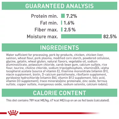 Product Royal Canin® Feline Care Nutrition Digestive Care Adult Cat Slices in Gravy Wet Food  3 oz can