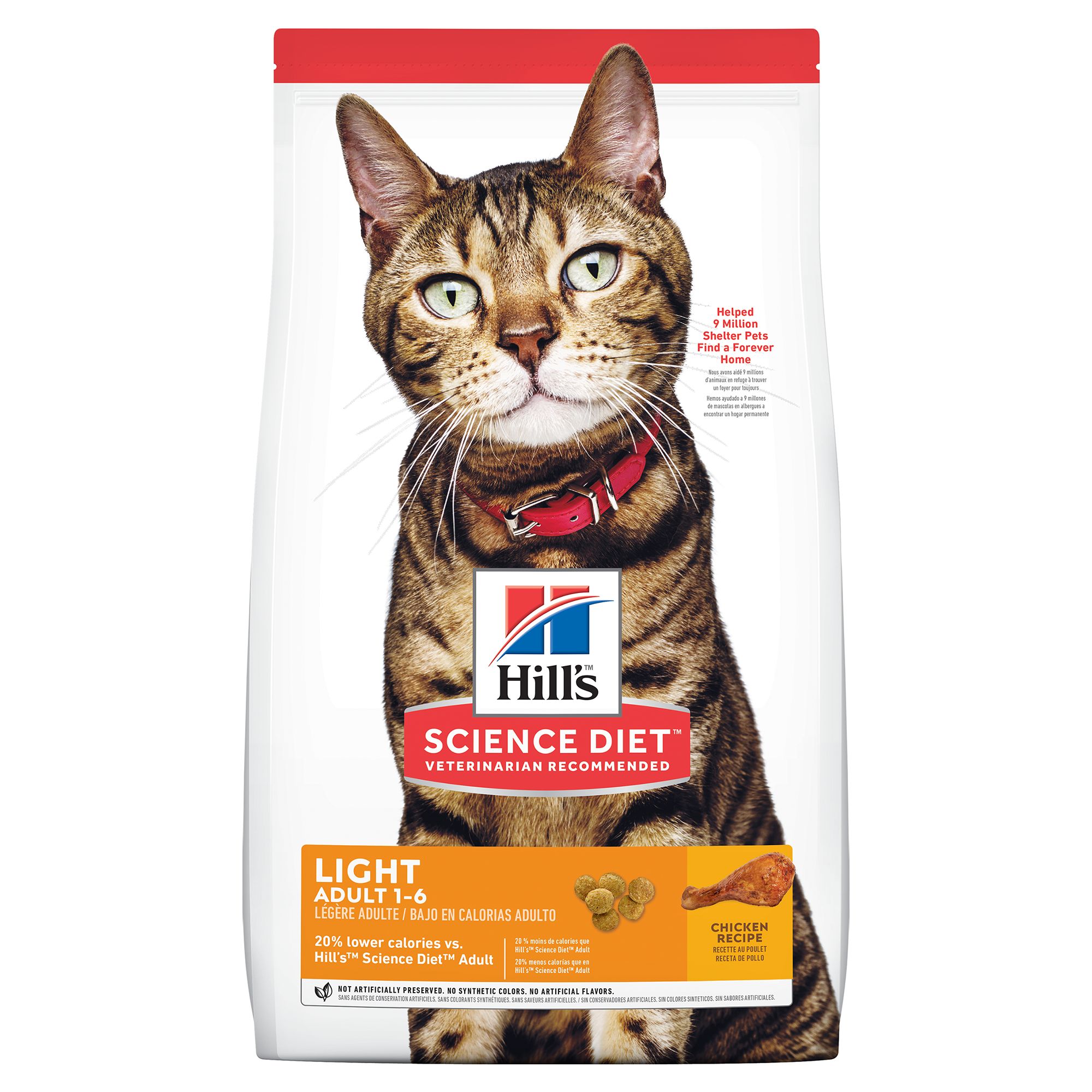 hills science plan light cat food