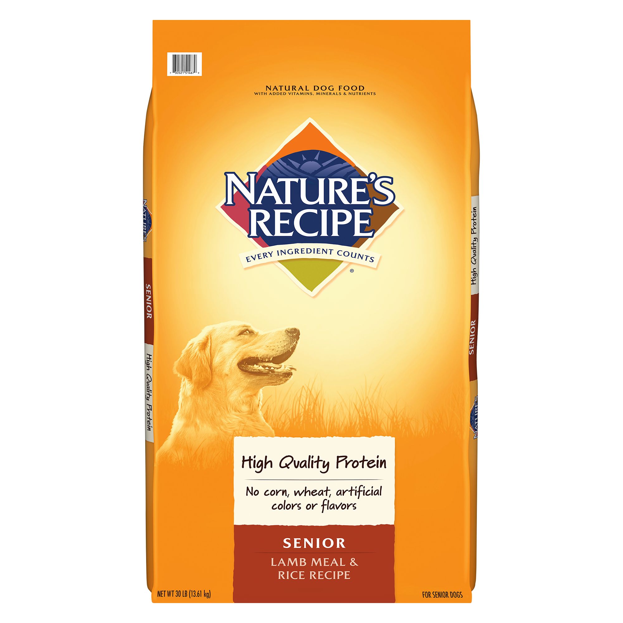 nature's recipe lamb and rice dog food