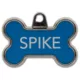 Product TagWorks® Elegance Collection Chrome Bone Personalized Pet ID Tag