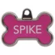 Product TagWorks® Elegance Collection Chrome Bone Personalized Pet ID Tag