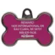 Product TagWorks® Elegance Collection Chrome Bone Personalized Pet ID Tag
