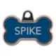 Product TagWorks® Elegance Collection Chrome Bone Personalized Pet ID Tag