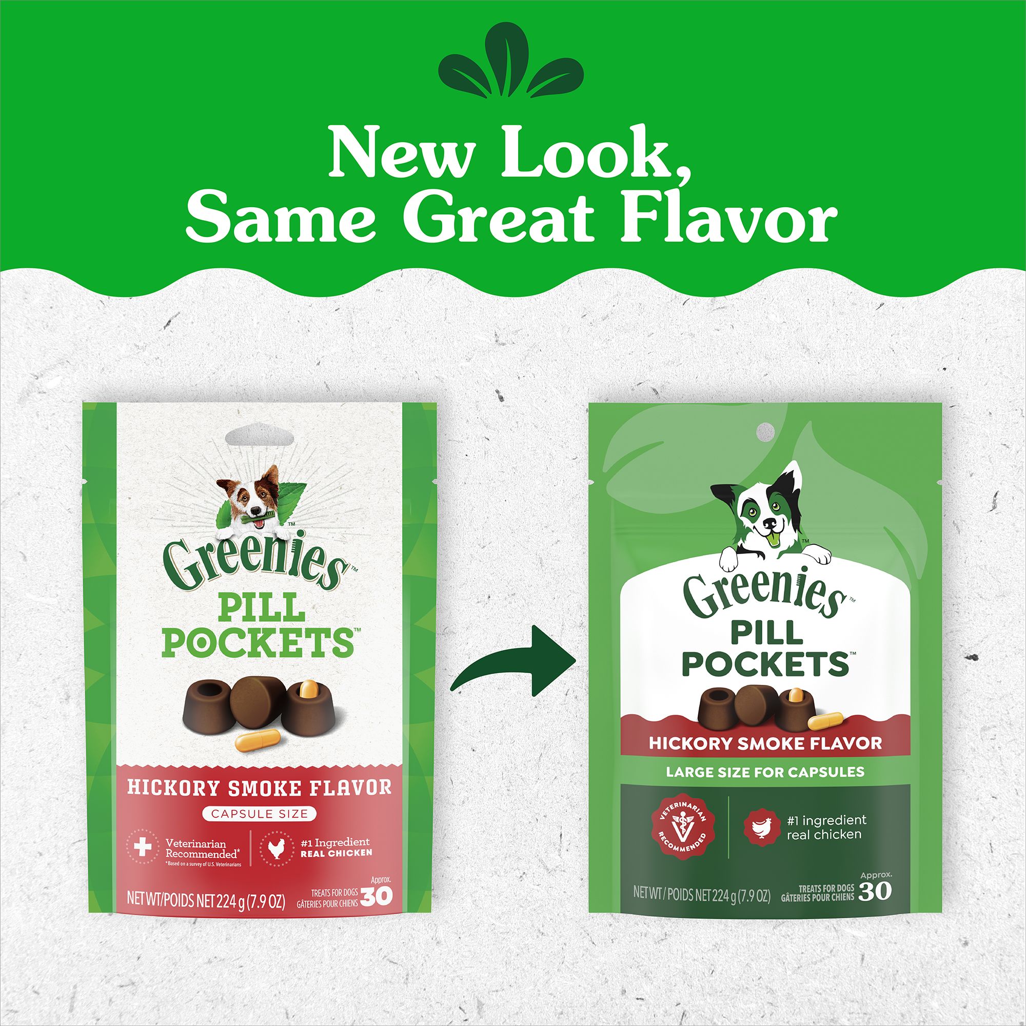 Greenies Pill Pockets for Dogs, Canine Treats - Capsule Size