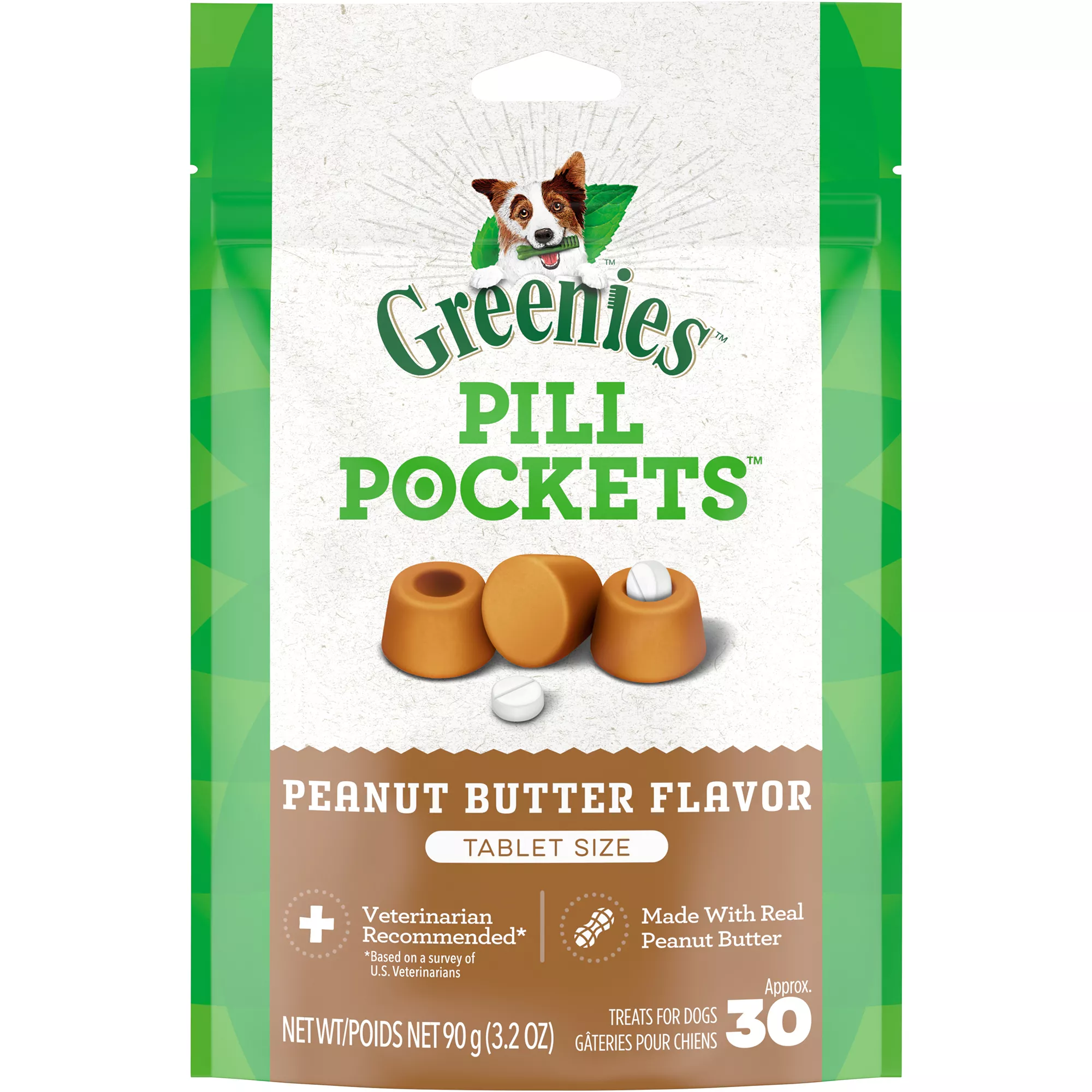 Greenies Pill Pockets Dog Treats for Tablets - Peanut Butter