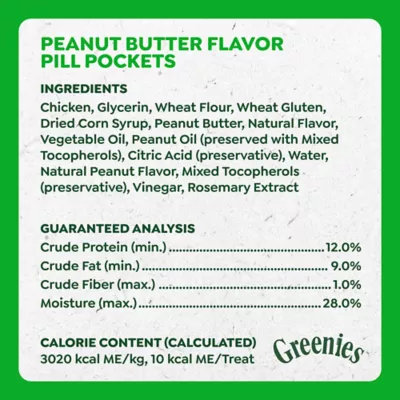 Greenies Pill Pockets Dog Treats for Tablets - Peanut Butter - Image 9