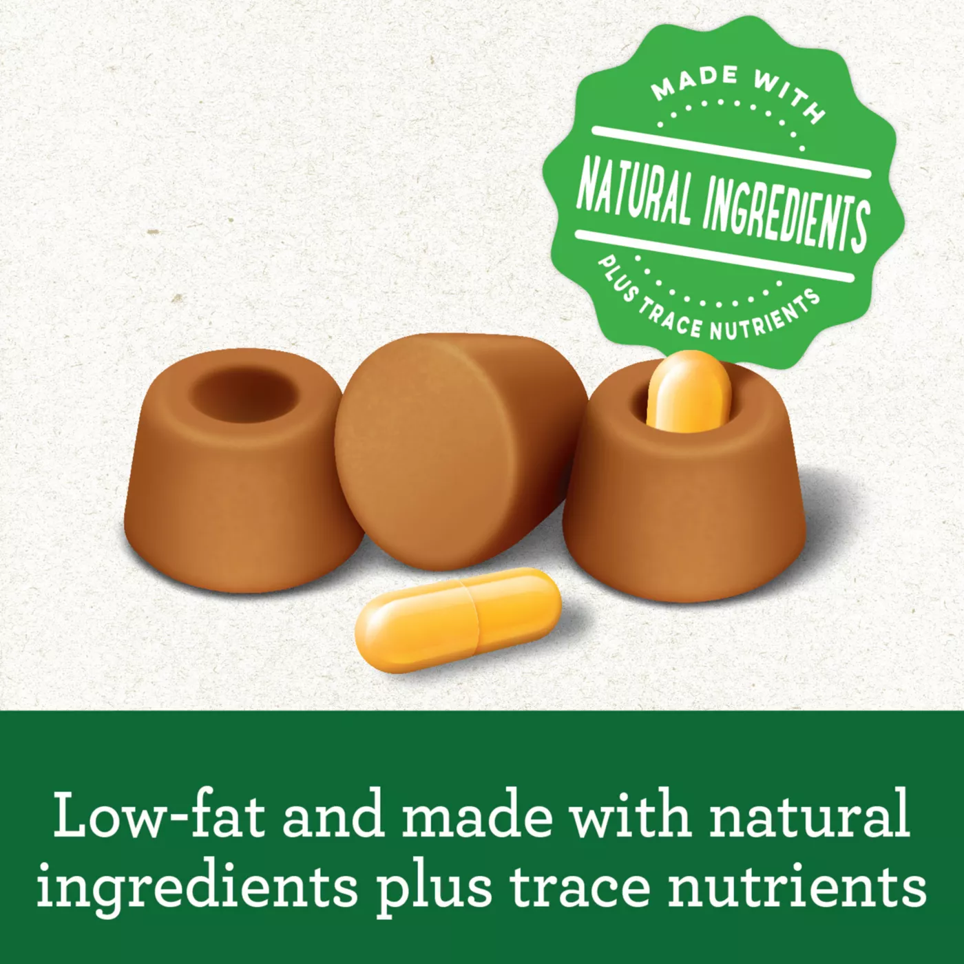 Greenies Pill Pockets Natural Adult Dog Treats Capsule Size Peanut Butter Flavour
