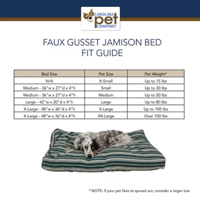 Carolina Pet Indoor/Outdoor Striped Dog Bed - Image 4