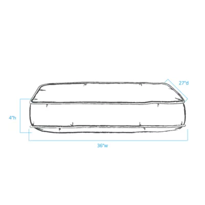 Product Carolina Pet Indoor/Outdoor Striped Dog Bed